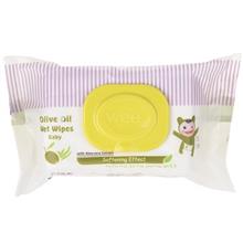 دستمال مرطوب وی مخصوص کودک مدل Olive Oil بسته 72 عددی Wee Care Olive Oil Wet Wipes Baby 72pcs